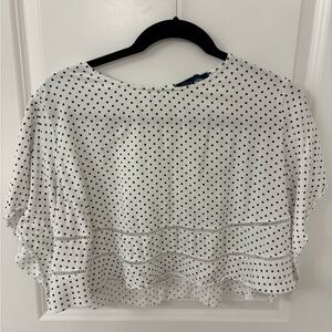 Polka Dot shore crop Top